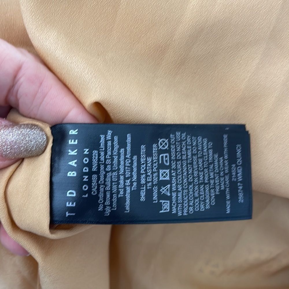 🎀 Ted baker quinci dress rare size 6 us 14 - Picture 16 of 16